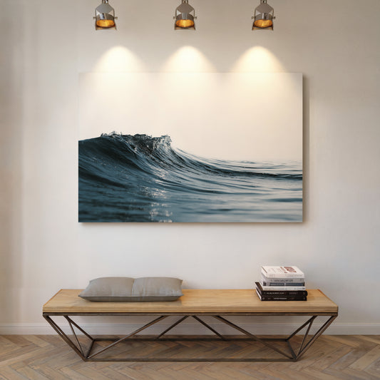 Ocean's Pulse Catches Morning Light
