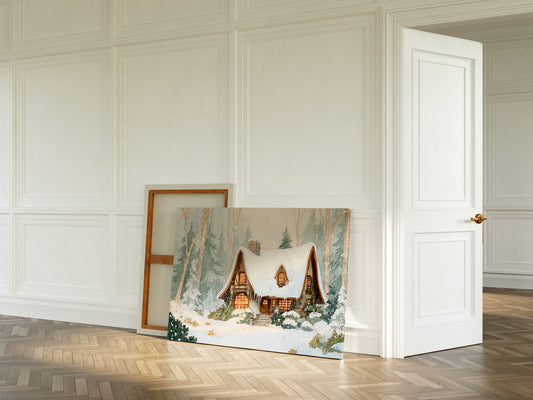 Cottage Beneath a Winter Veil
