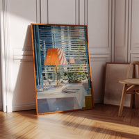 Afternoon Light Through Venetian Lines