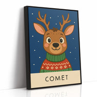 Reindeer Tales Under Frosted Lights