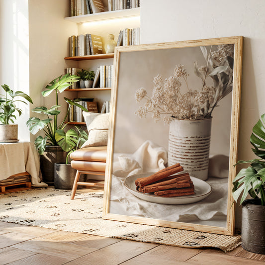 Cinnamon Sticks and Dried Blossoms