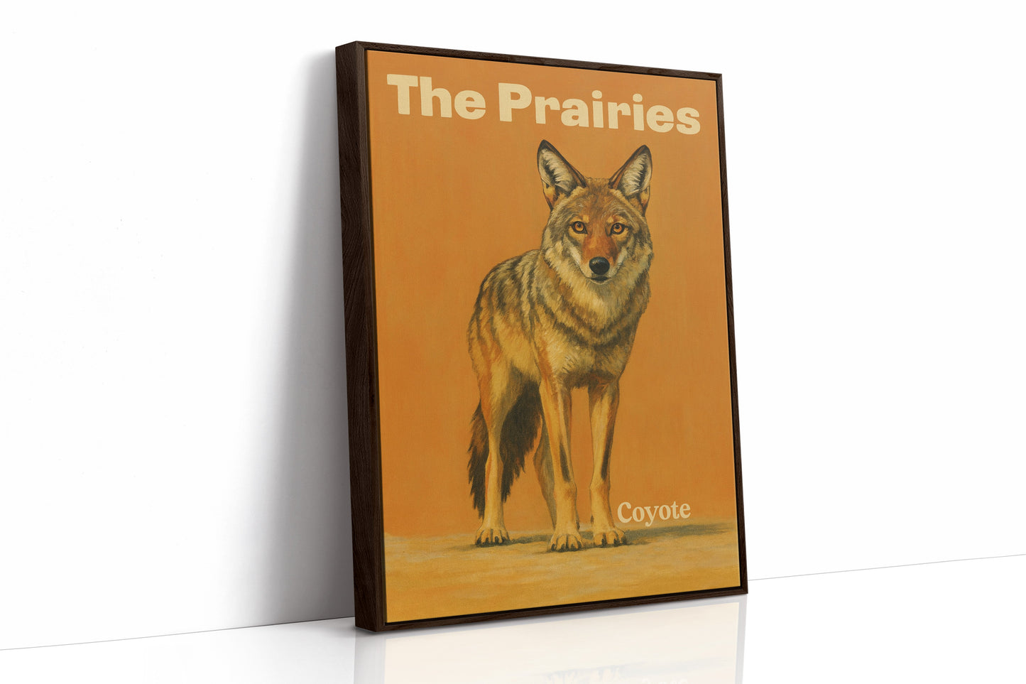 Prairie Wanderer Under Amber Skies