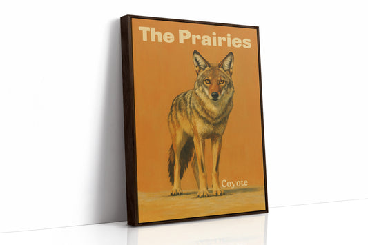 Prairie Wanderer Under Amber Skies