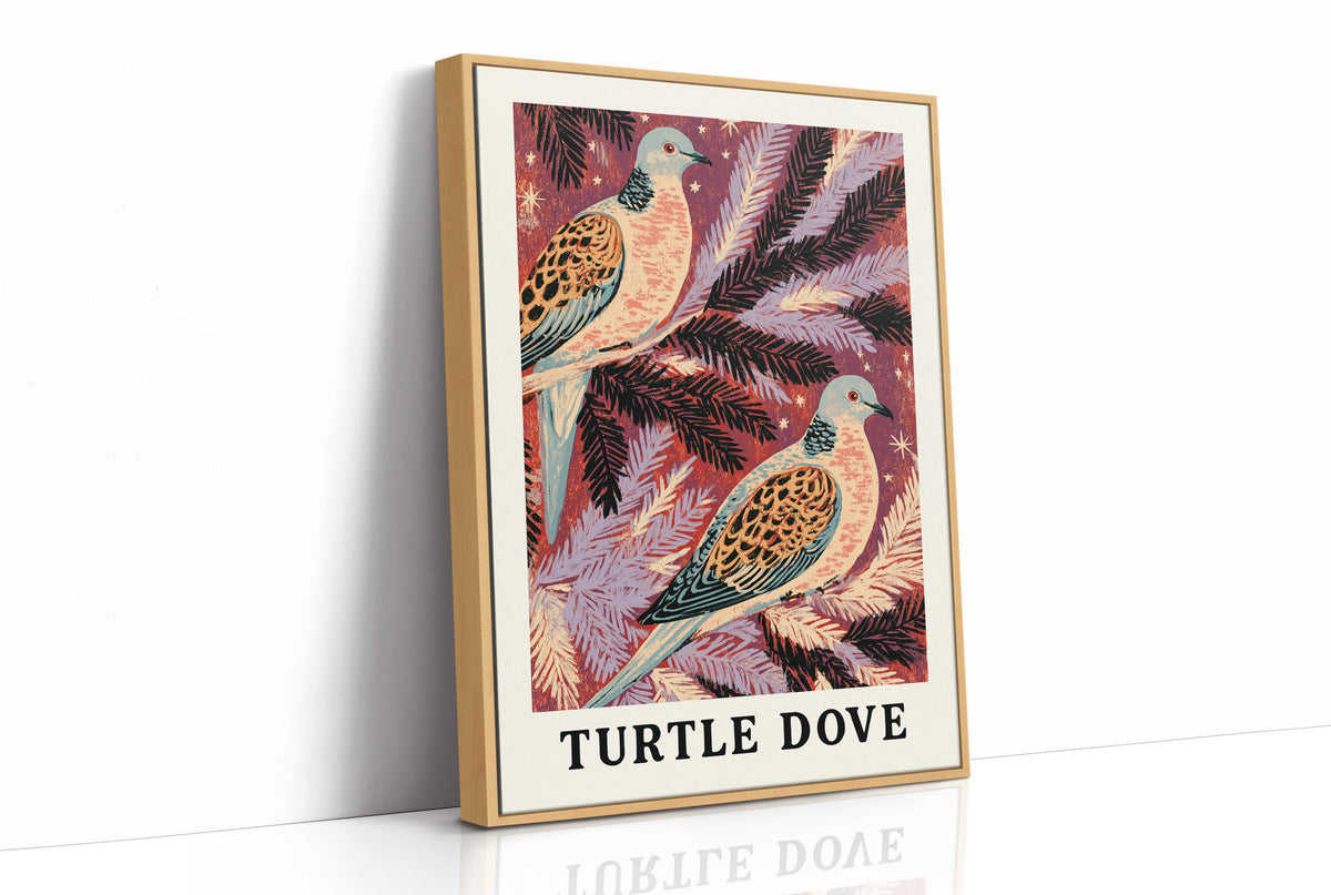 Two Turtle Doves in Pine