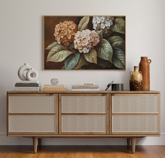 Autumn Hydrangeas Paint Golden Stories