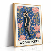 Woodpecker in Coral Blossom