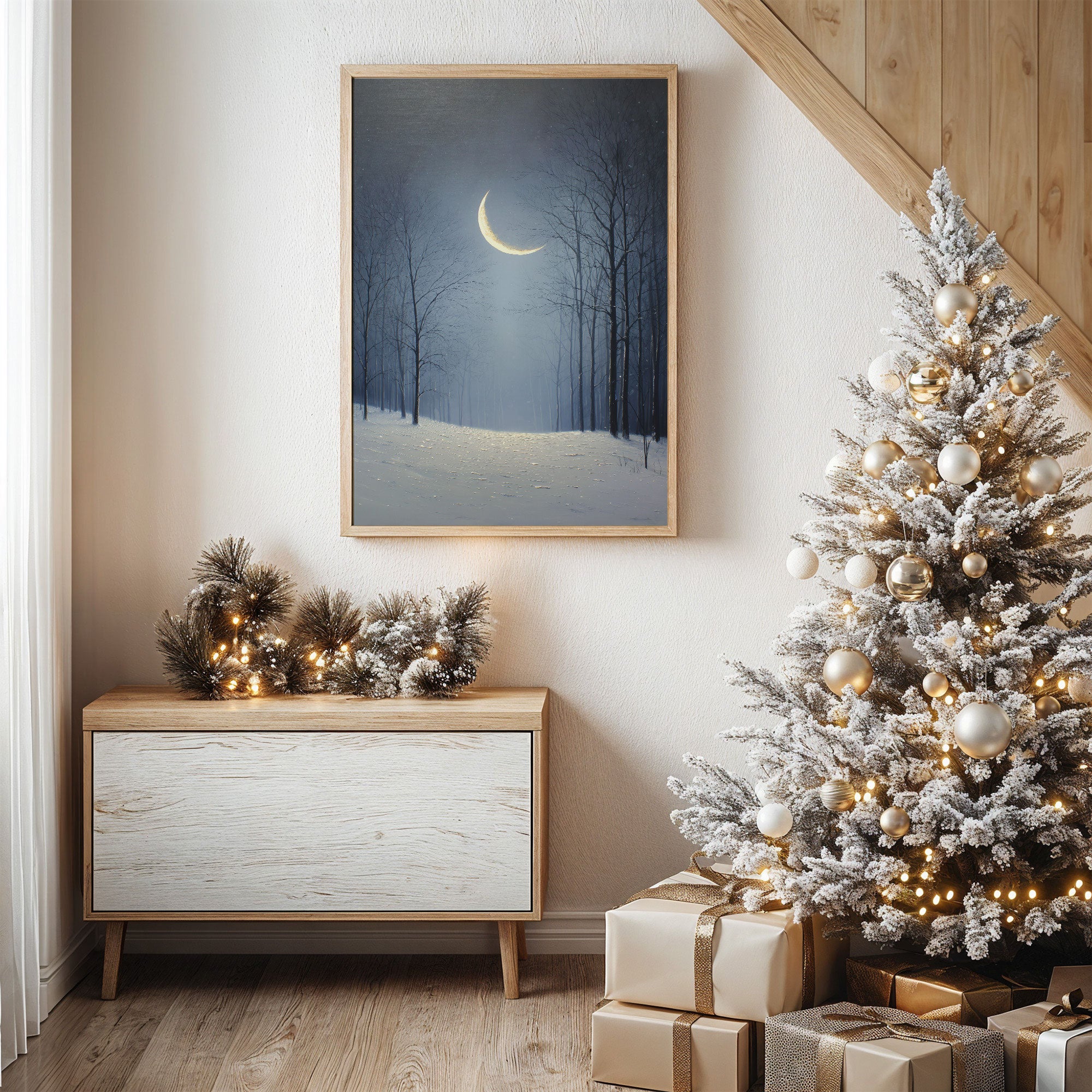 Crescent Moon Leads December Home