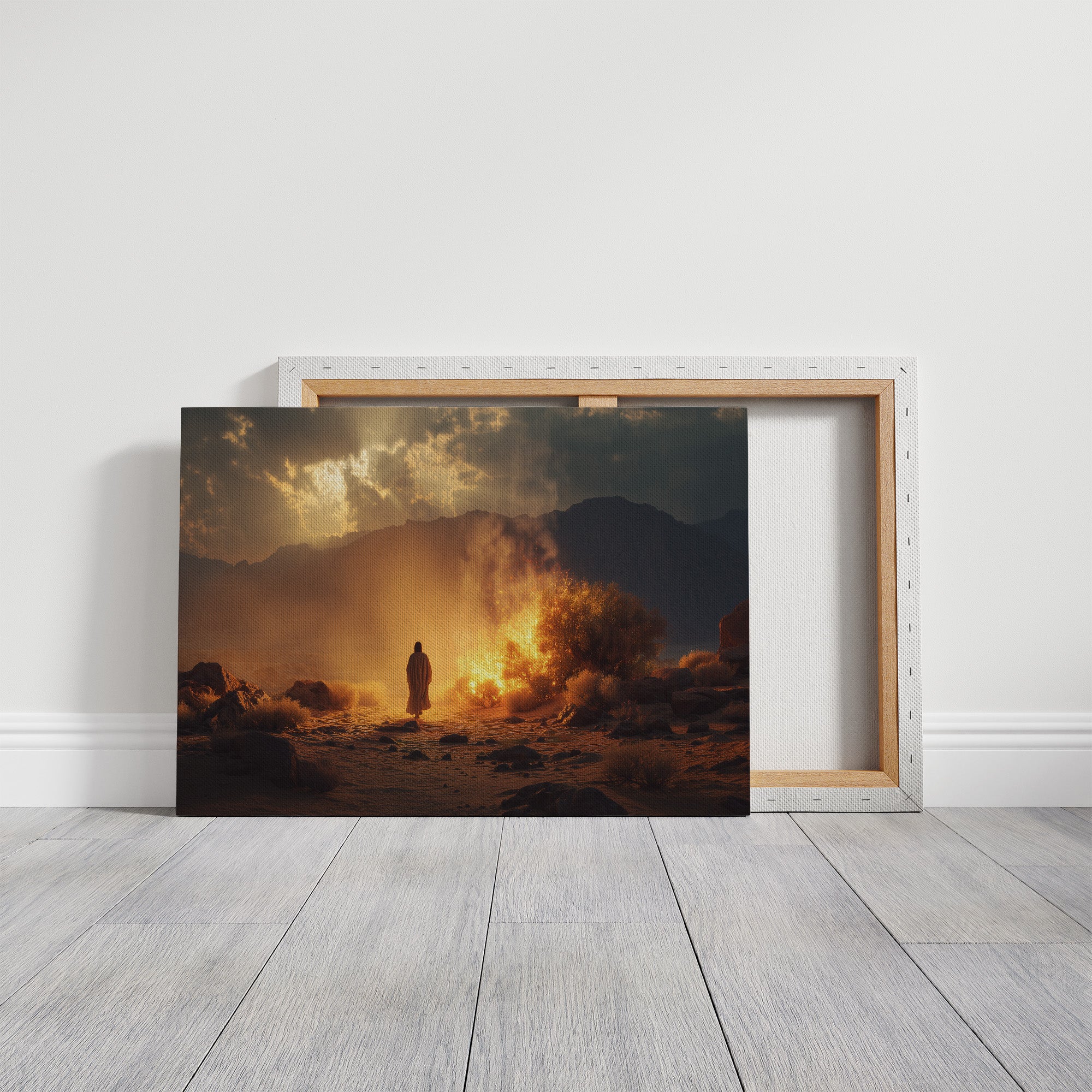 Pilgrim Faces The Sacred Flame