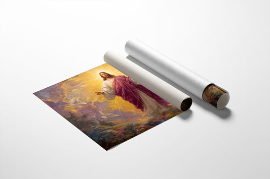 Sacred Light Illuminates Heaven's Garden