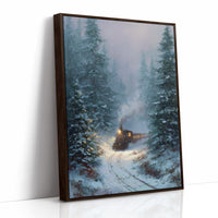 Winter's Passage: Iron Journey Through Silent Pines