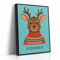 Holiday Reindeer In Festive Sweater
