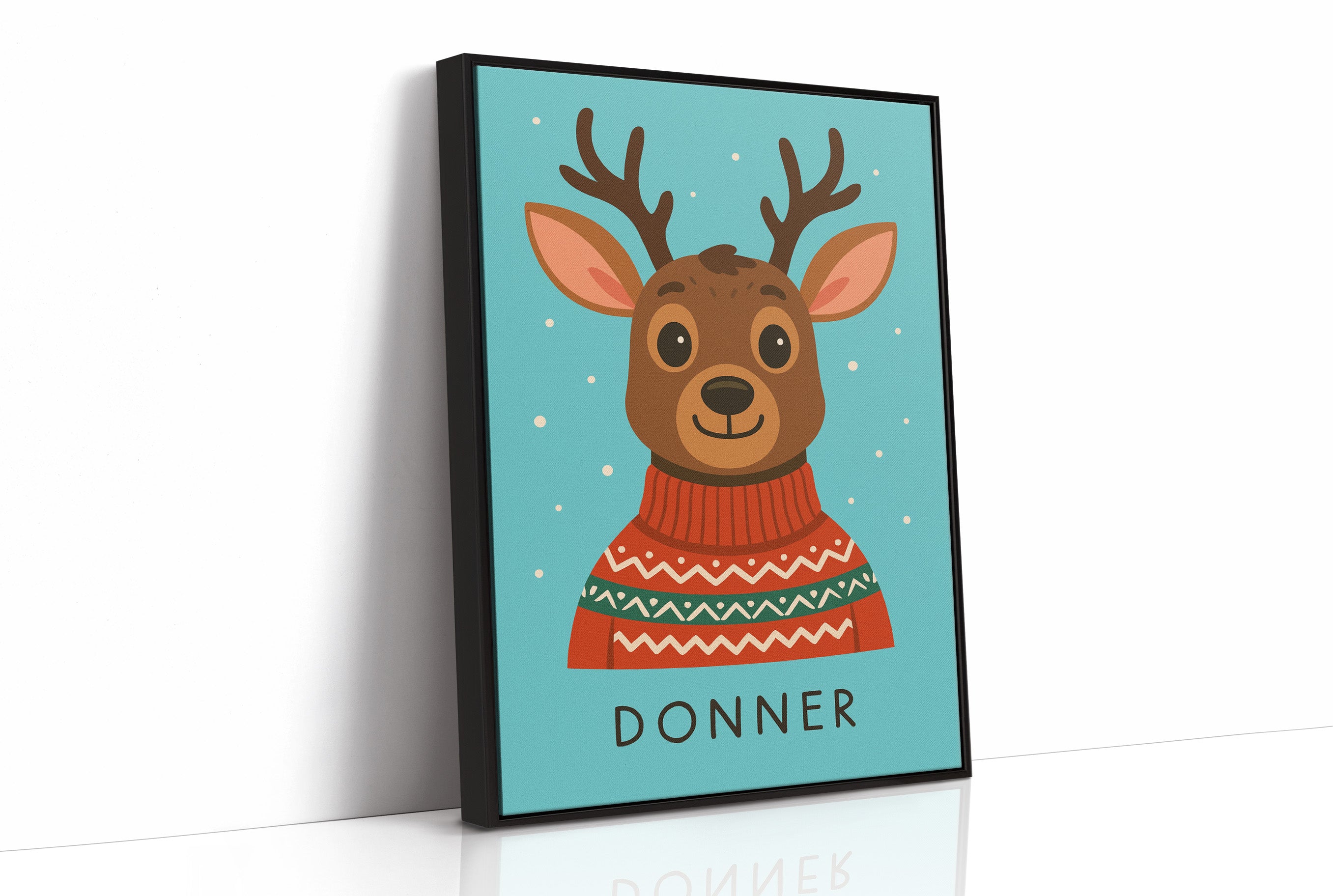 Holiday Reindeer In Festive Sweater