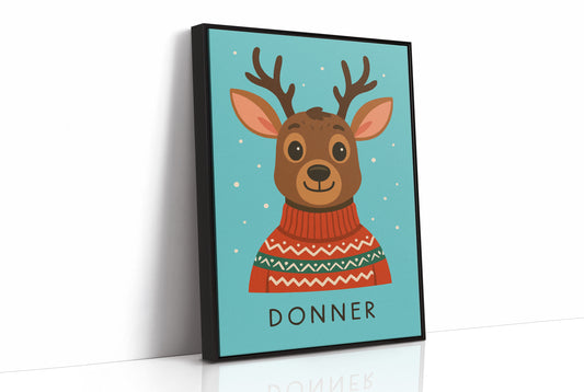 Holiday Reindeer In Festive Sweater