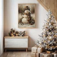 Winter's Charm In Plaid And Holly