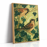 Sparrows in the Ivy Vines