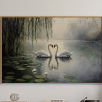 Swans Dance Among Lotus Dreams