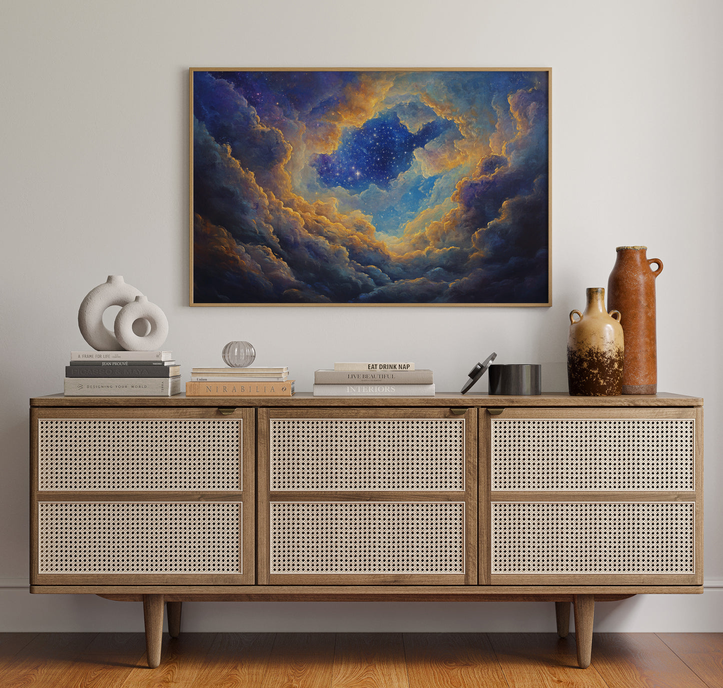 Heaven Opens Its Golden Gates