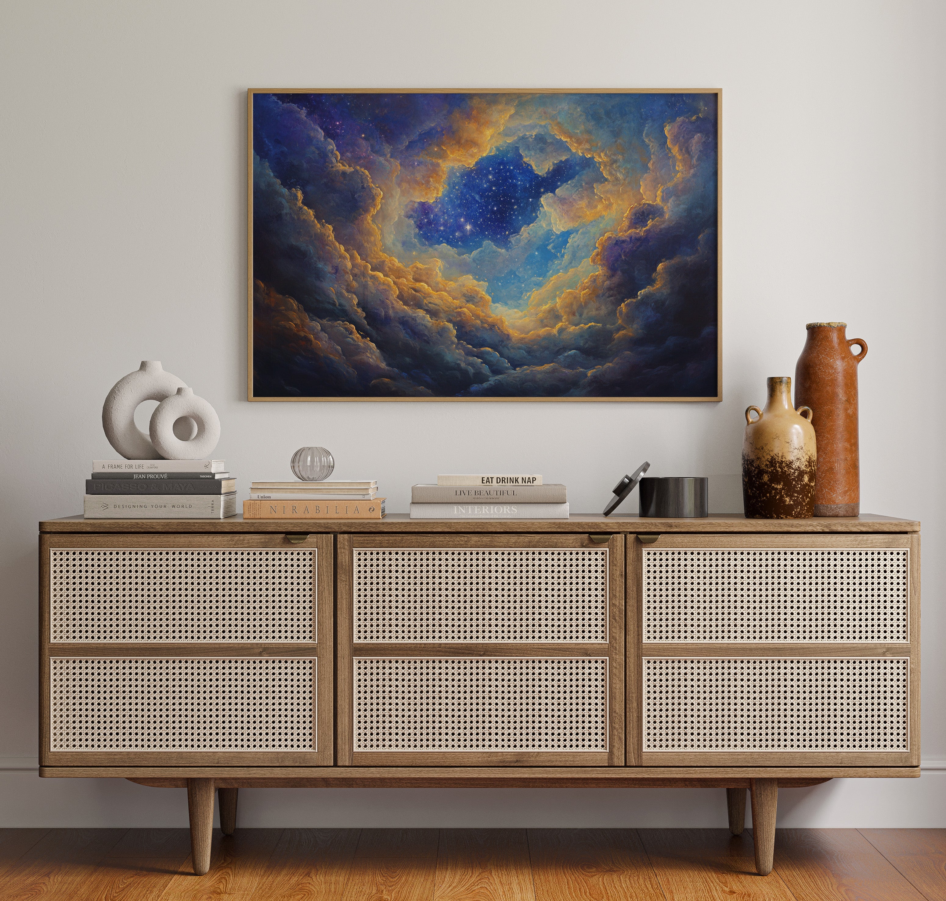 Heaven Opens Its Golden Gates