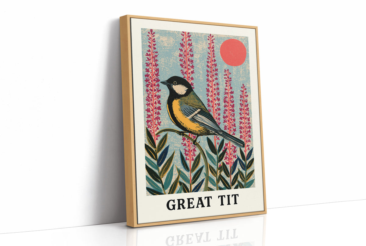 Great Tit and Fireweed Sun