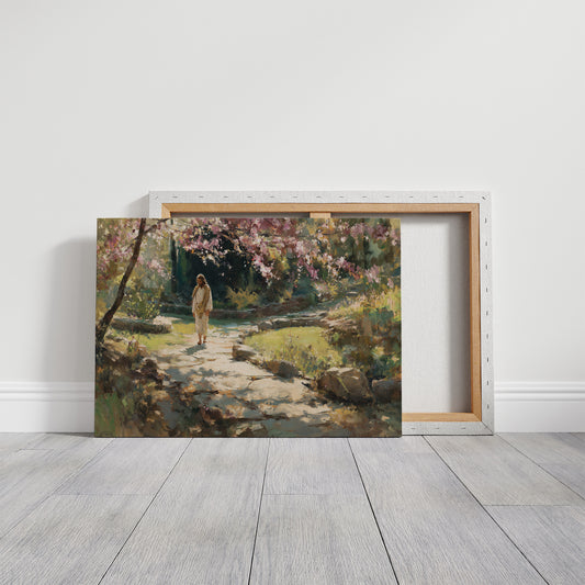 Blossoms Frame The Sacred Path