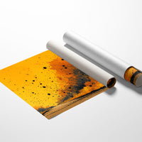 Golden Storm Abstract