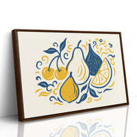 Mediterranean Kitchen Dances In Blue