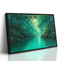 Emerald Path Between Forest Pages