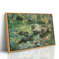 Otter Pups, Dappled Light