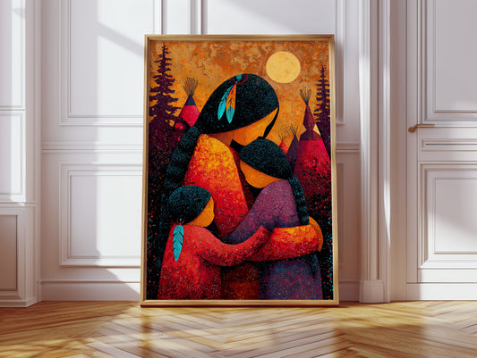 Embrace Beneath the Harvest Moon