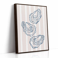 Coastal Treasures On Blush Stripes