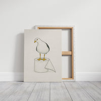 Seagull on a Toilet Roll