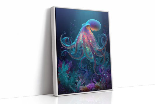 Luminous Tentacles Embrace Abyssal Gardens