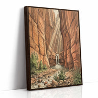 Desert Canyon Waterfall