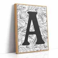 Botanical Letter A Monogram