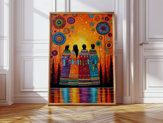 Together Beneath the Starlit Canvas