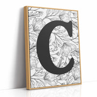 Botanical Letter C Monogram