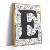 Botanical Letter E Monogram