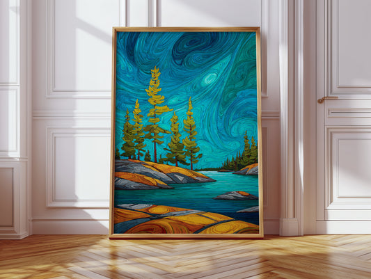 Where Gold Meets Aquamarine