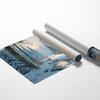 Snow Pines Guard Winter's Stream