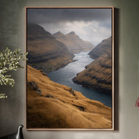 Valleys Carved By Time's Caress