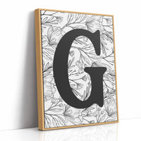 Botanical Letter G Monogram
