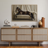 Surreal Horse Lounge Fine Art Print