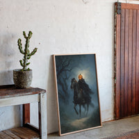 Headless Horseman Gothic Canvas Print - Enigmatic Wall Art - Gallery Canvas image 11