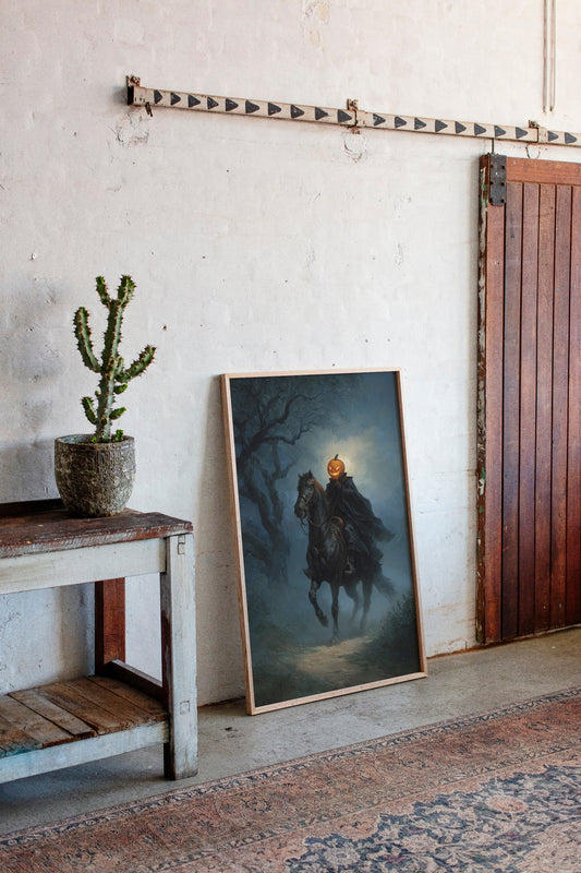 Headless Horseman Gothic Canvas Print - Enigmatic Wall Art - Gallery Canvas image 11