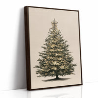 Luminous Evergreen: A Winter's Portrait