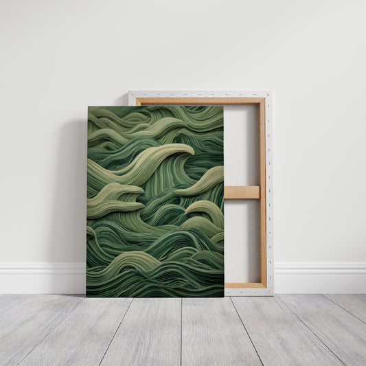 Emerald Waves Dance In Silence