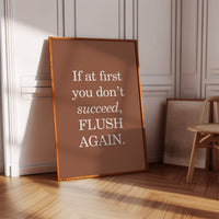 Bathroom Wisdom Glows In Bronze