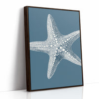 Coastal Memory On Slate Blue