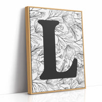 Botanical Letter L Monogram