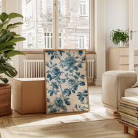 Cerulean Blooms in Quiet Spaces